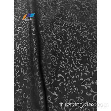 Tissu Abaya 100% polyester gaufré en laine pêche